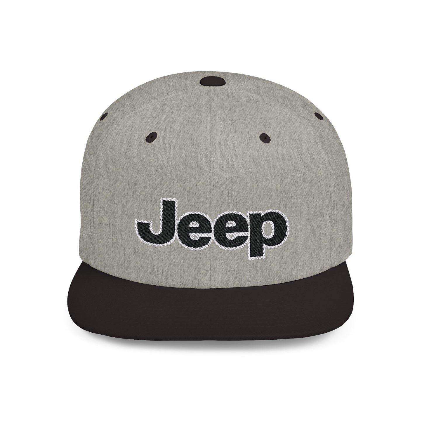 Jeep Flat Bill Snapback – Lightweight, Custom Fit, Premium Quality