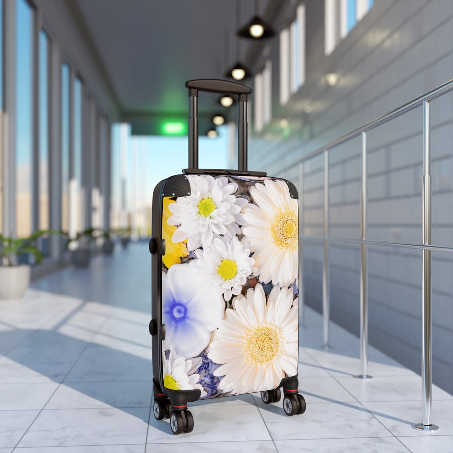 Nature Flowers Floral Colorful Art Carry-On Suitcase - Stylish Luggage for Travelers