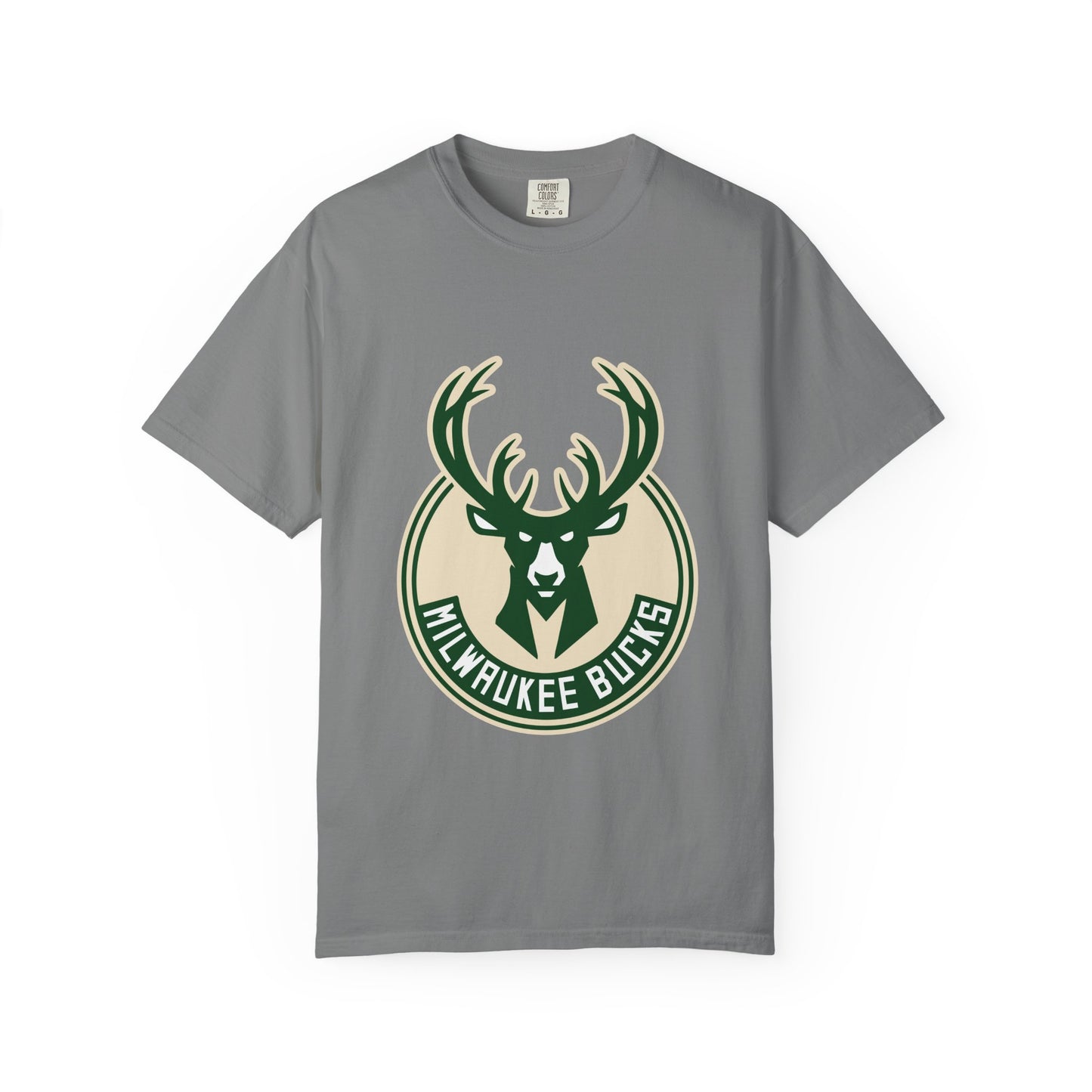 Milwaukee Bucks NBA Garment-Dyed T-Shirt – Premium Cotton Tee for Customization