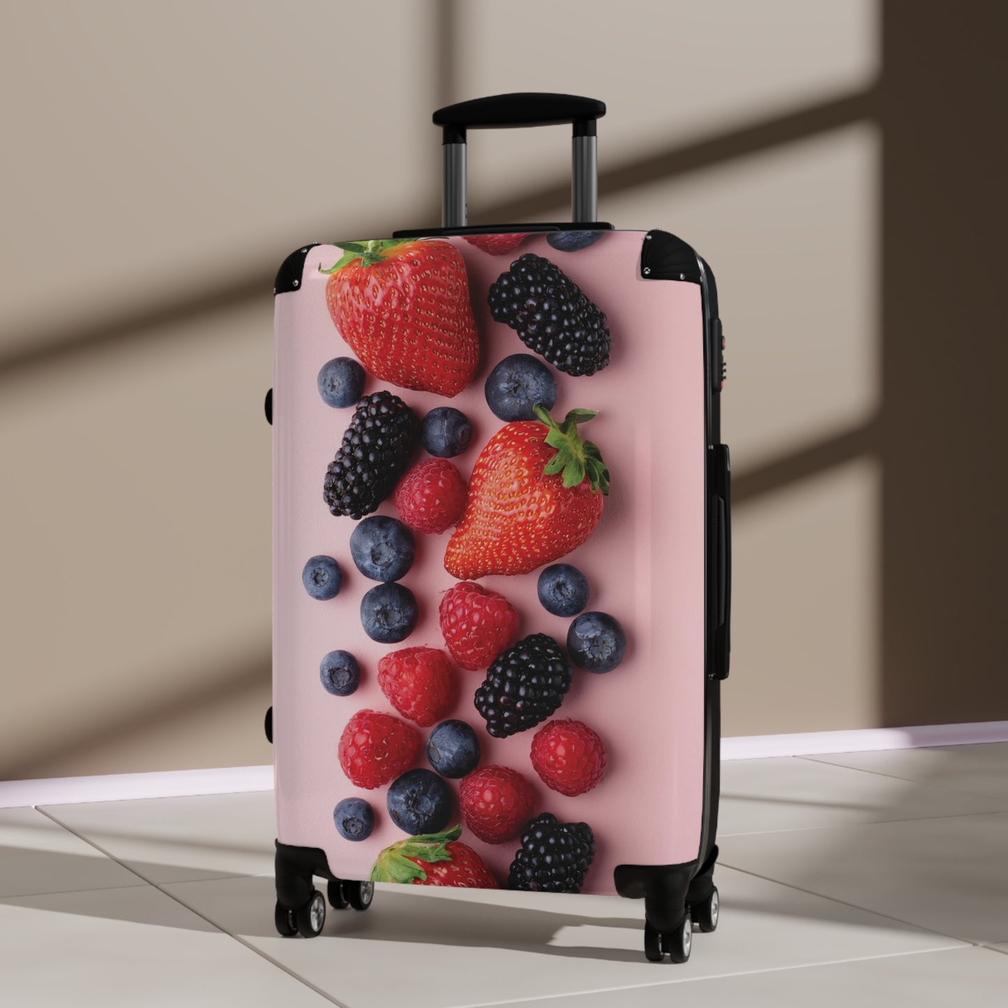 Nature Summer Fruits Vibrant Mix Carry-On Suitcase - Stylish Luggage for Travelers