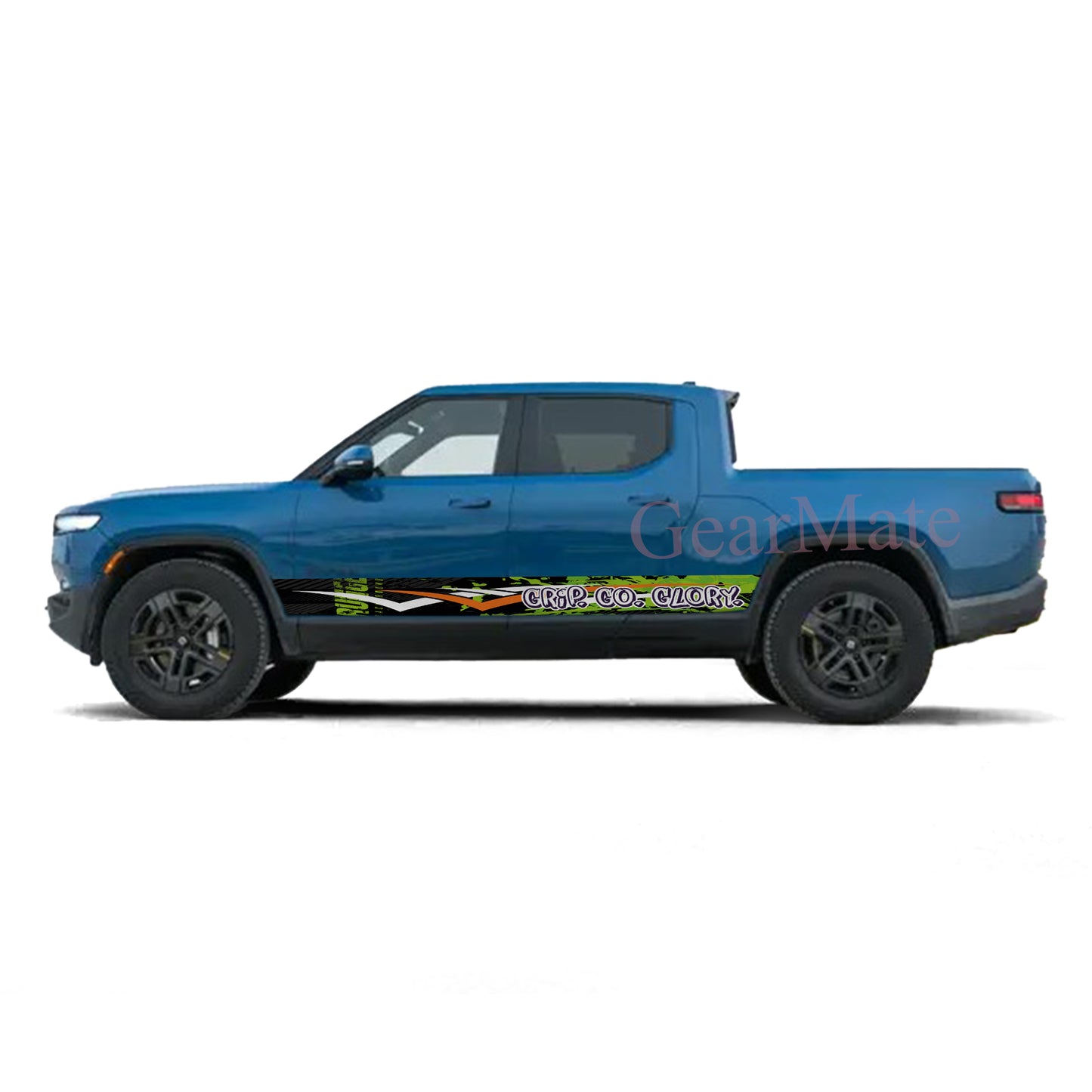 Grip Go Glory Rocker Panel Graphic Decal Kit (Left & Right Sides) - High Quality Vinyl for Trucks & SUVs