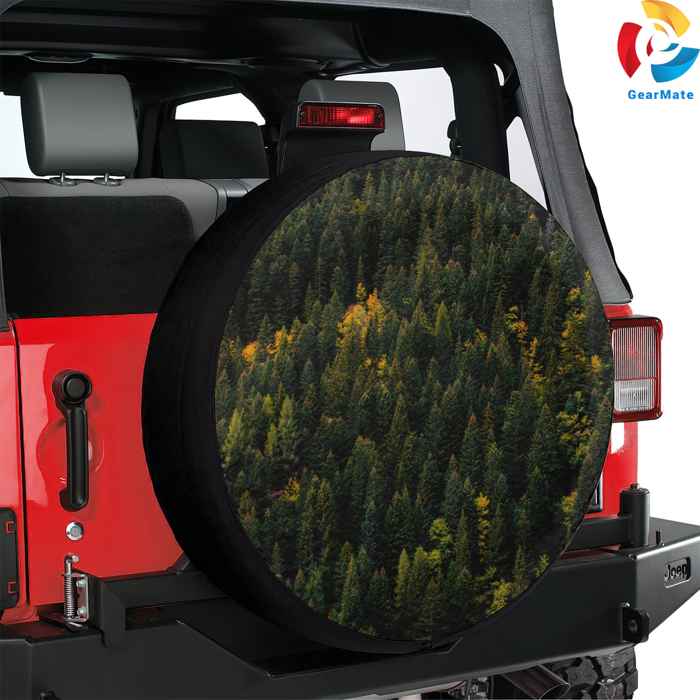 Nature Forest Trees Spare Tire Cover – Premium Waterproof UV Resistant Protector