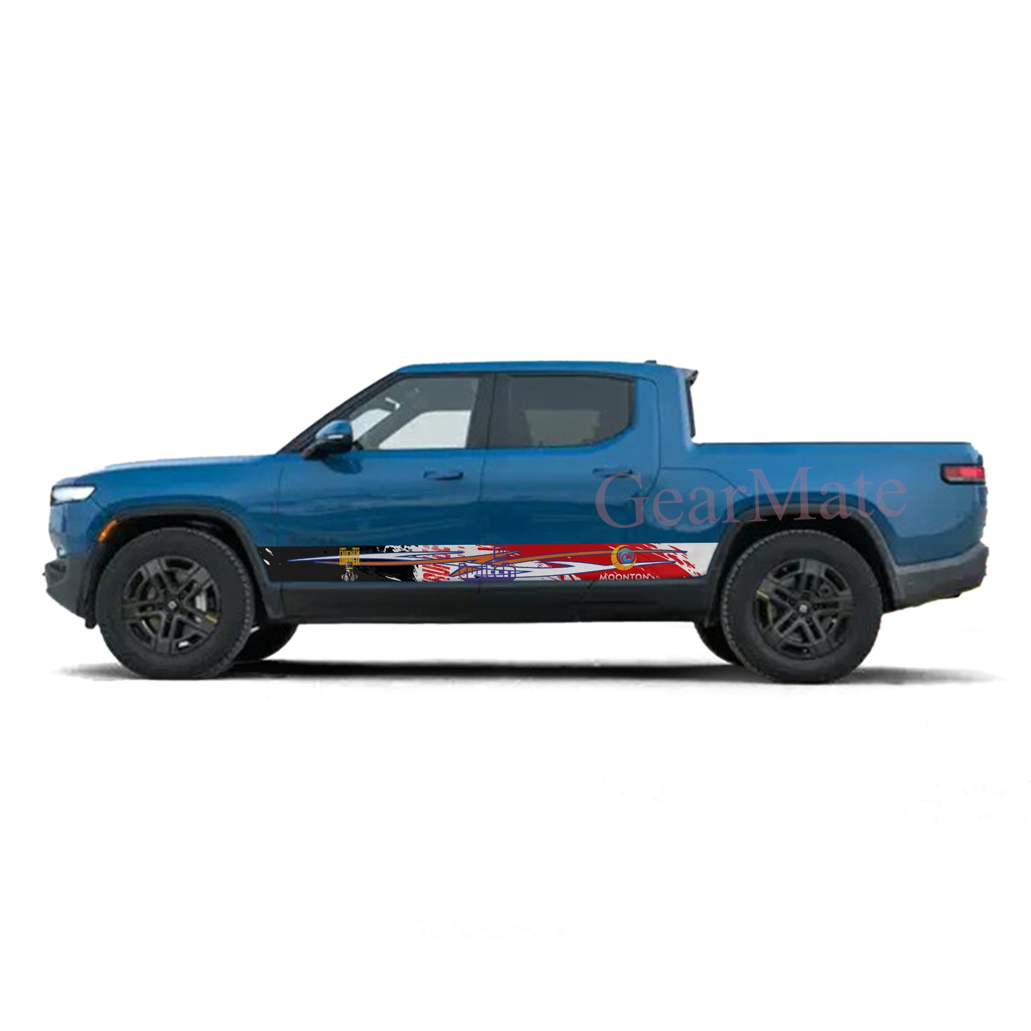 Twitch Games Rocker Panel Graphic Decal Kit (Left & Right Sides) - High Quality Vinyl for Trucks & SUVs