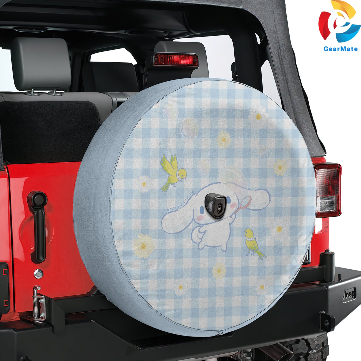 Cinnamoroll Spare Tire Cover – Premium Waterproof UV Resistant Protector