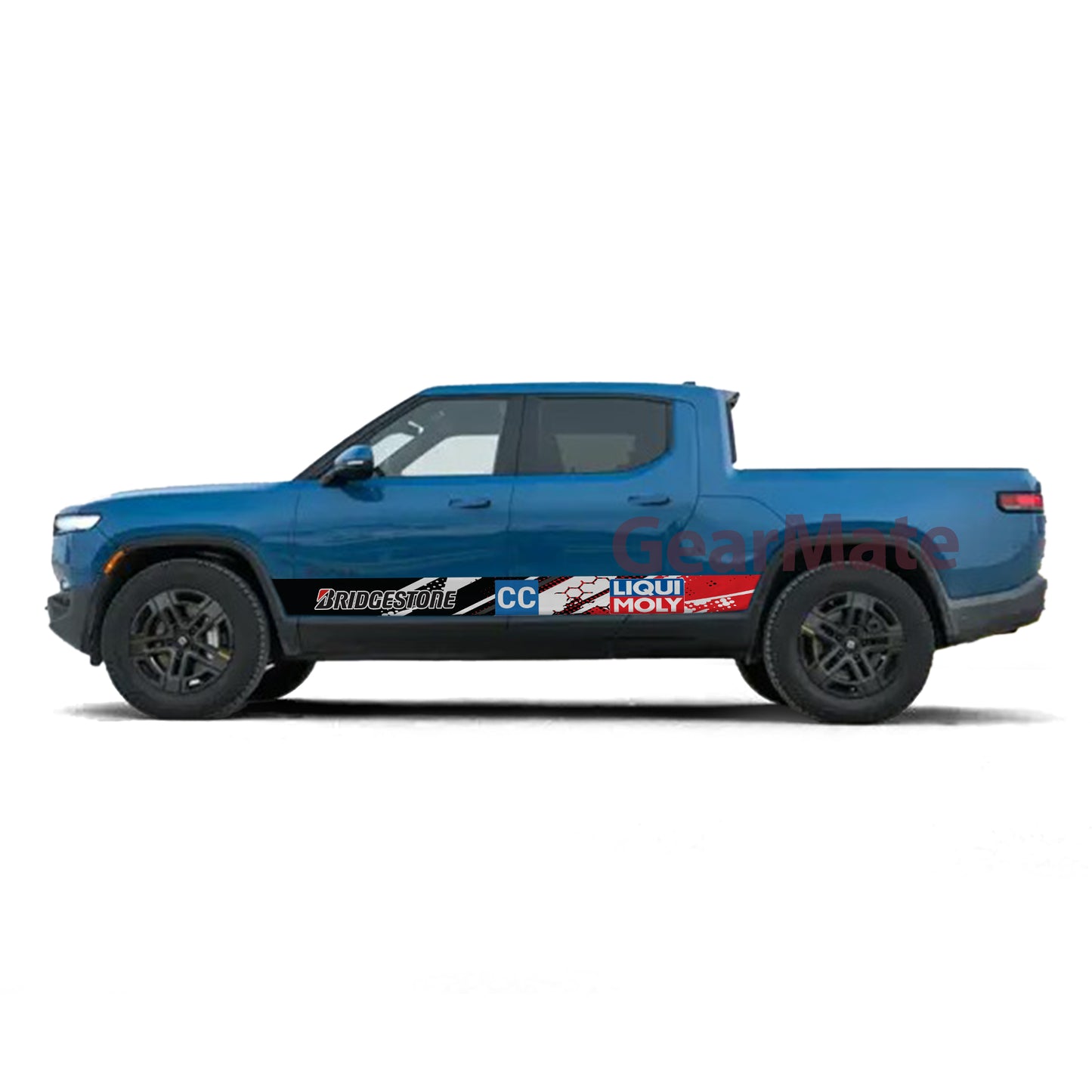 Conquer the Corners Rocker Panel Graphic Decal Kit (Left & Right Sides) - High Quality Vinyl for Trucks & SUVs