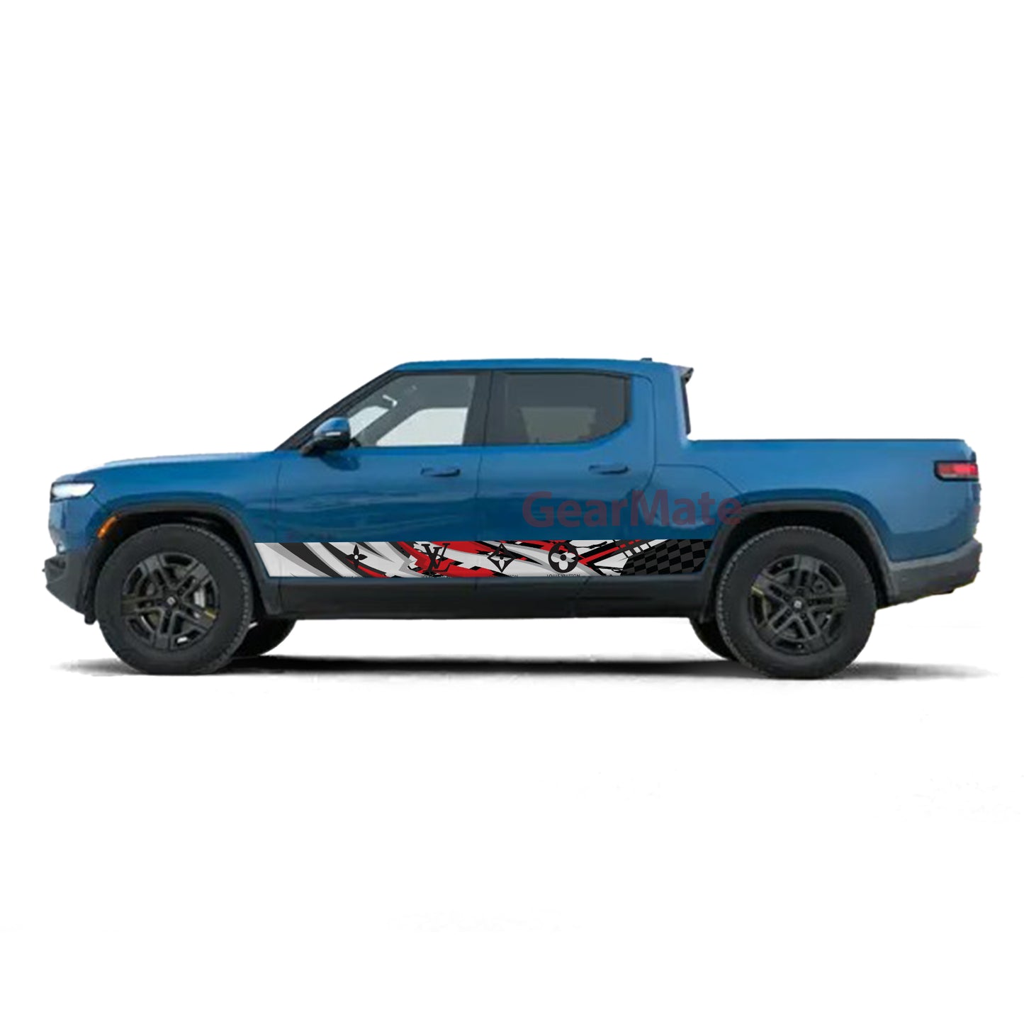 Louis Vuitton Fashion Rocker Panel Graphic Decal Kit (Left & Right Sides) - High Quality Vinyl for Trucks & SUVs