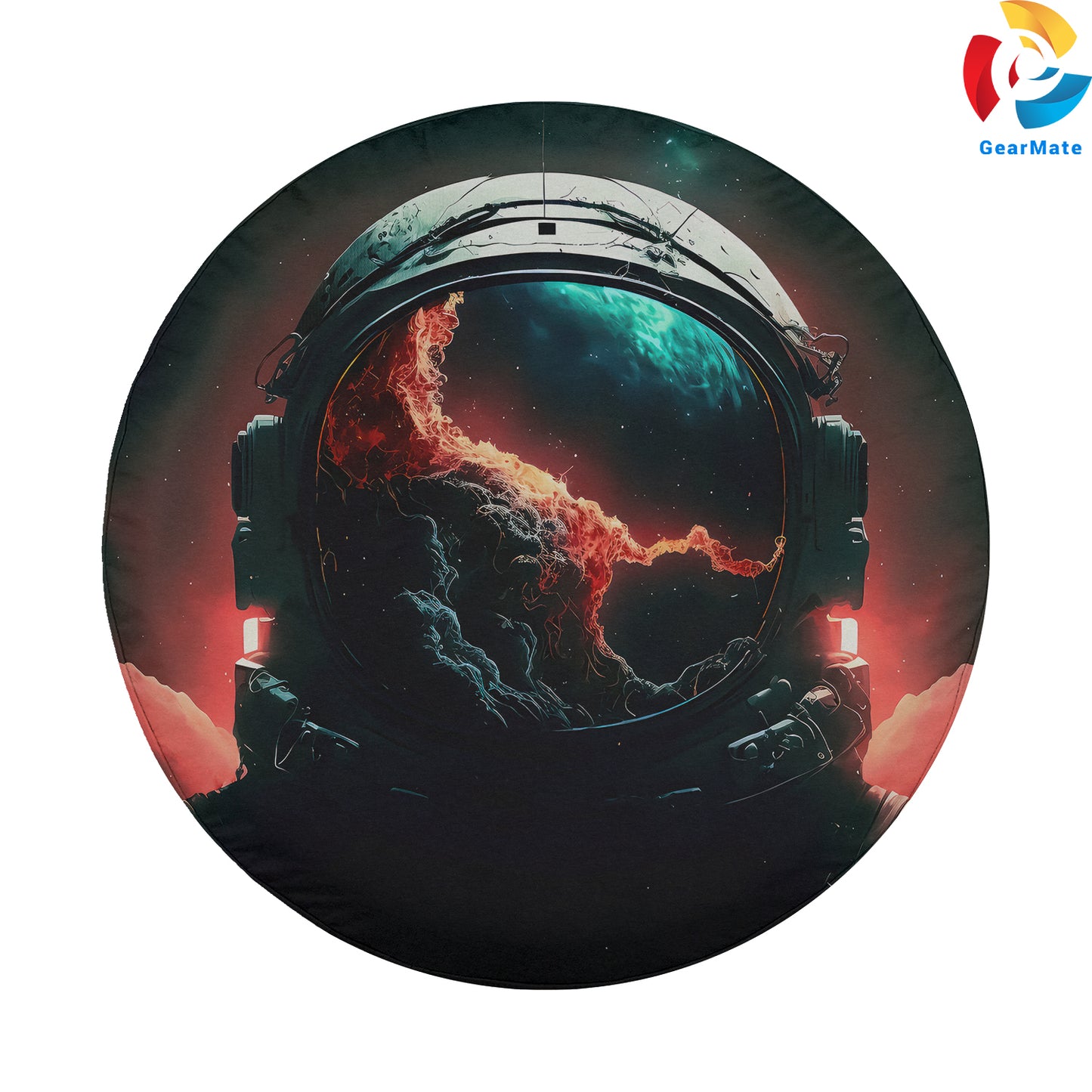 Space Astronaut Spare Tire Cover – Premium Waterproof UV Resistant Protector