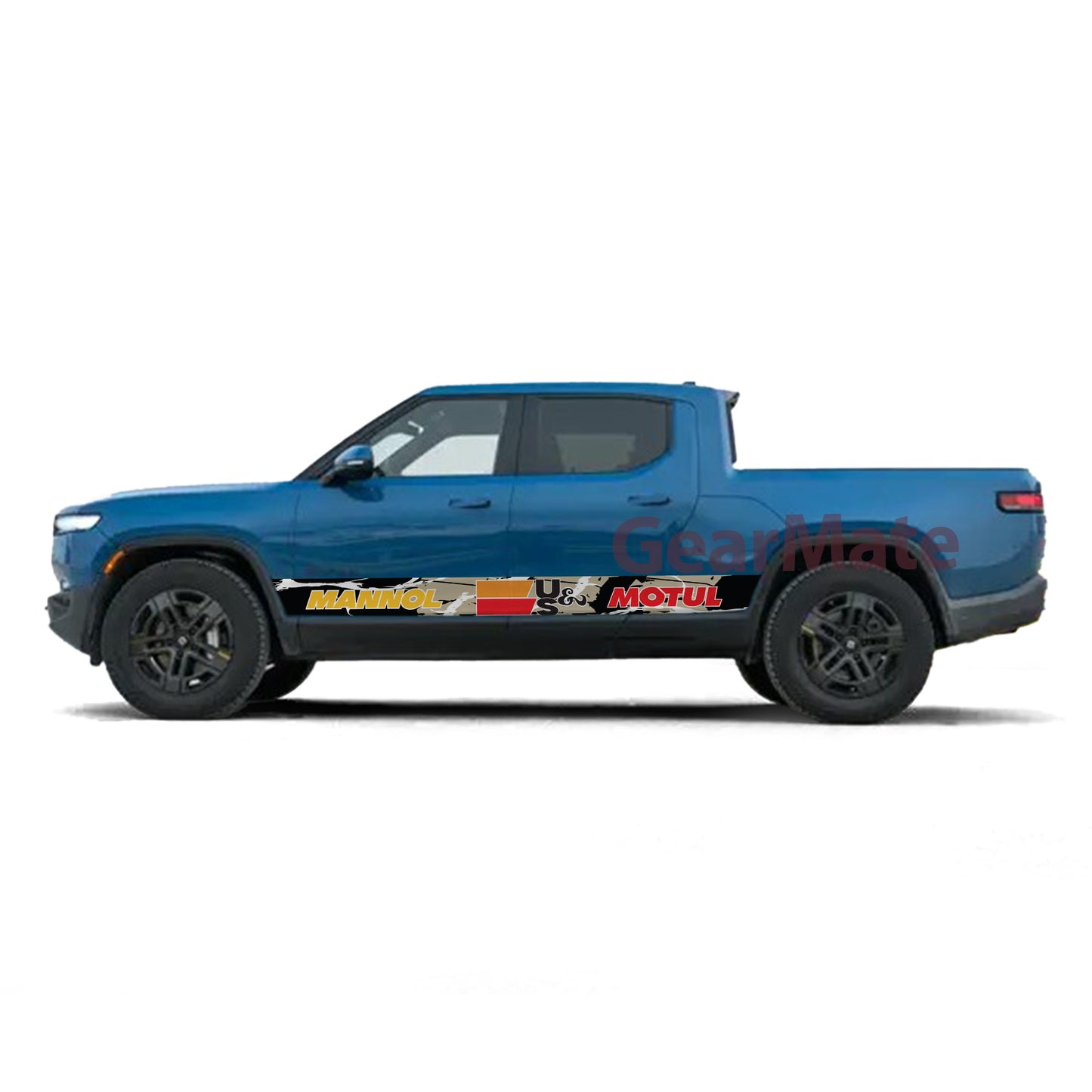 Unleash The Speed Rocker Panel Graphic Decal Kit (Left & Right Sides) - High Quality Vinyl for Trucks & SUVs