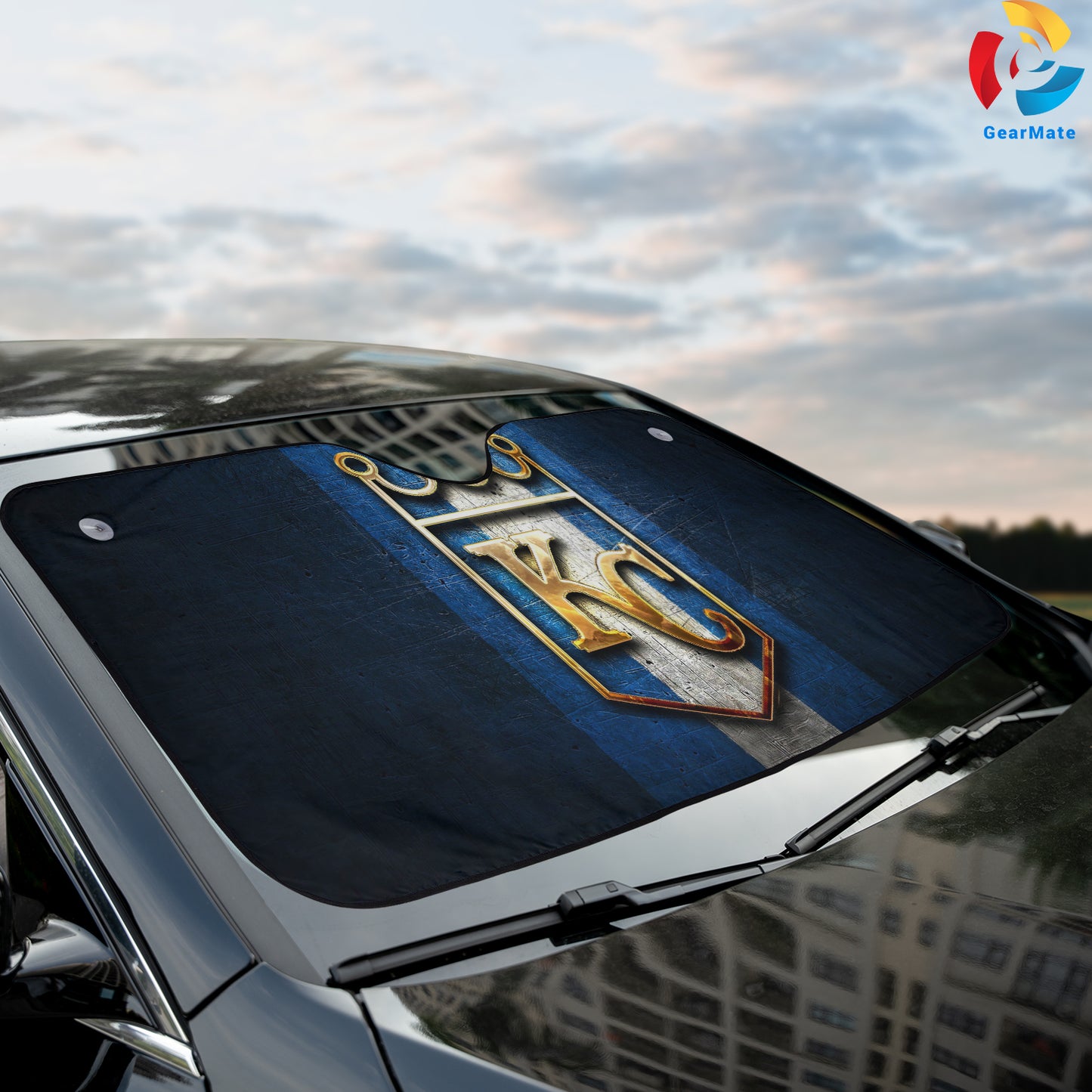 Kansas City Royals MLB Baseball The Royals Reflective Car Sunshade – Premium Heat & UV Protection, Universal Fit