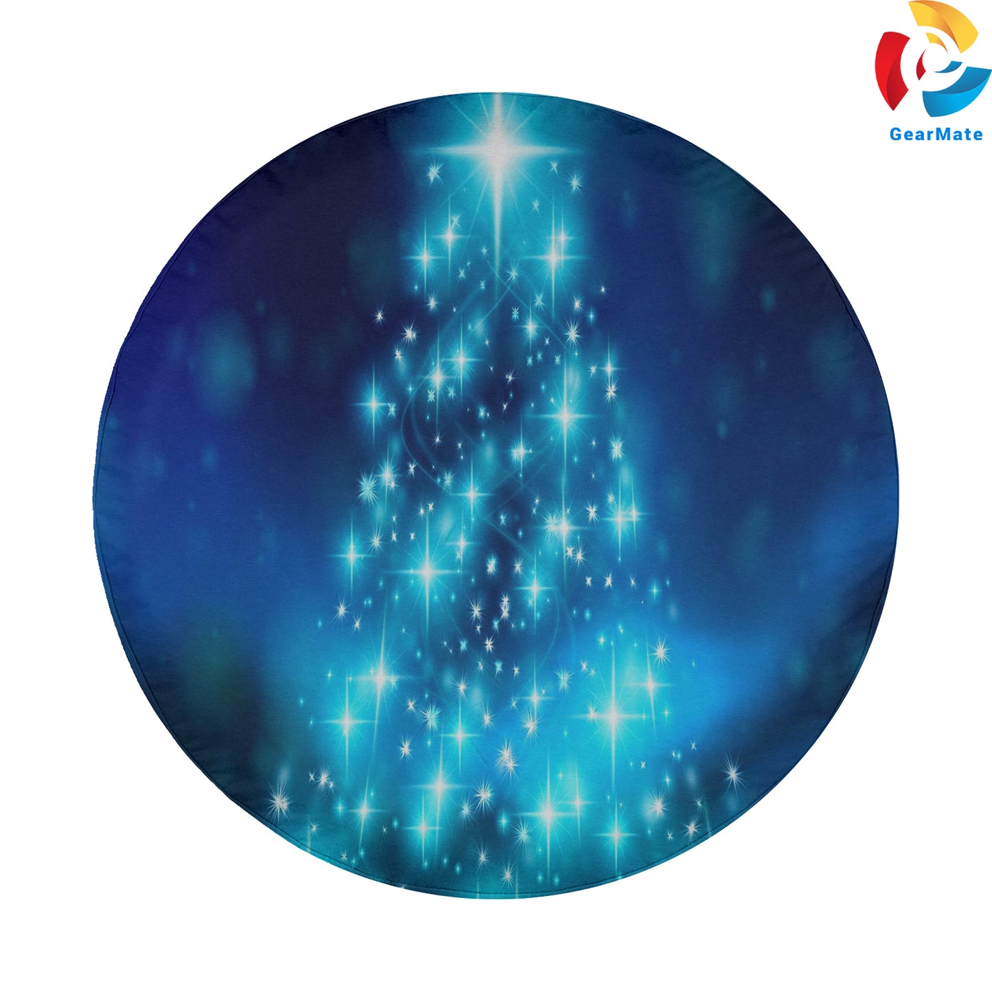 Merry Christmas 2024 Blue Christmas Tree Spare Tire Cover – Premium Waterproof UV Resistant Protector