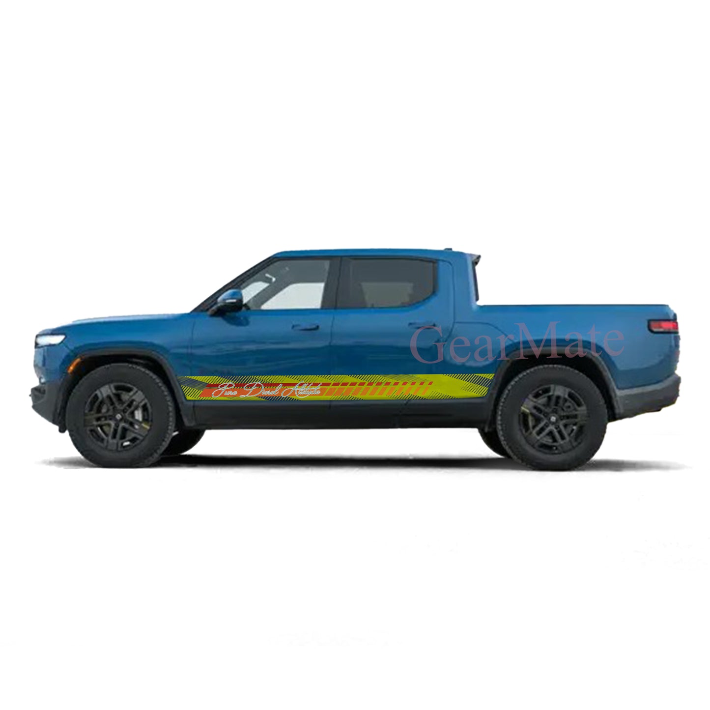 Pure Diesel Attitude Rocker Panel Graphic Decal Kit (Left & Right Sides) - High Quality Vinyl for Trucks & SUVs
