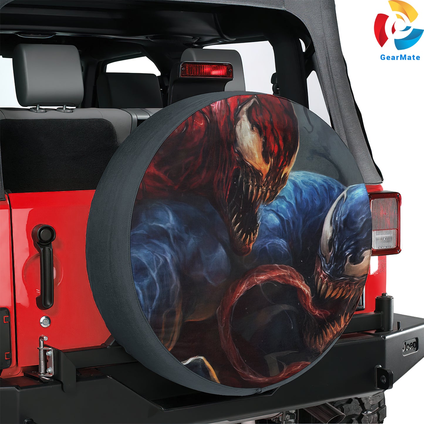 Marvel Venom Spare Tire Cover – Premium Waterproof UV Resistant Protector