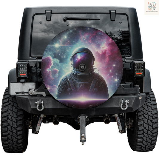 Astronaut Spare Tire Cover – Waterproof UV Resistant Protector with Camera Hole